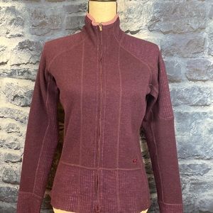 Mountain Hardwear Wool Blend Full Zip Sarafin Cardigan Sweater jacket